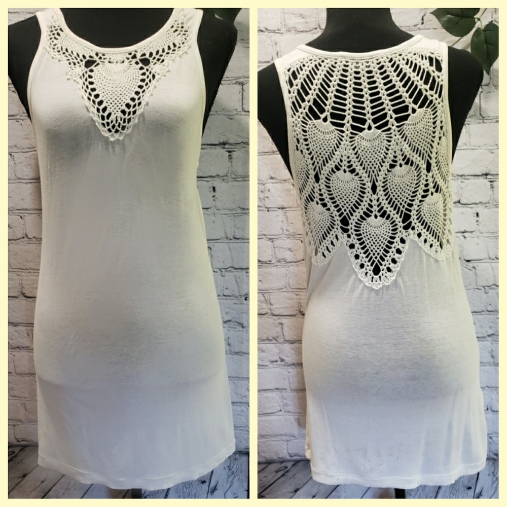 BCBGMaxAzria Cream Halter Sheath Mini Dress